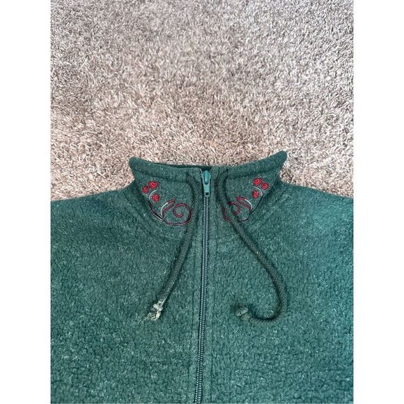 Vintage Victoria’s Secret Country Collection 1/4 Zip Pullover Floral Embroidered - Picture 5 of 10